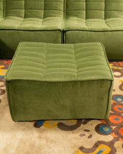 The Juno Modular Six-Piece Sectional in Olive Green