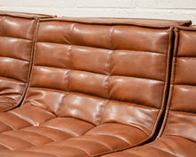 Load image into Gallery viewer, Recycled Leather 6 Piece Juno Sofa
