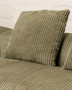 Bailey Sofa in Green Corduroy