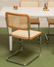 Load image into Gallery viewer, Blonde Rattan Modern Dining Chairs
