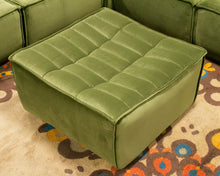 Load image into Gallery viewer, The Juno Modular Six-Piece Sectional in Olive Green
