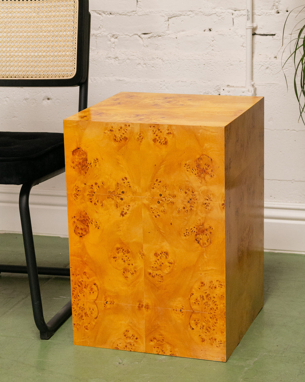 Burlwood Side Table