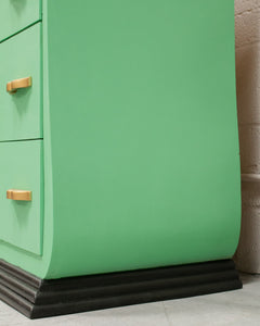 Bright Aquamarine 6 Drawer Dresser