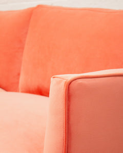 Michonne Sofa in Coral Pink