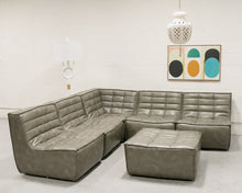 Load image into Gallery viewer, Cantina Quarry Recycled Leather Juno Sofa
