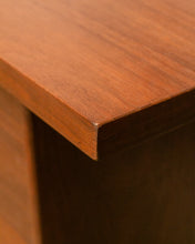 Load image into Gallery viewer, Walnut Restored Executive Mid Century Desk
