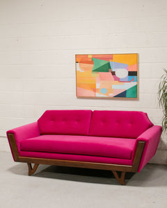 Desmond Fuchsia (Royale Berry) Sofa 72"