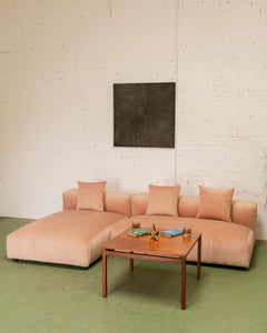 Bailey Sofa in Blush Corduroy