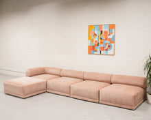 Load image into Gallery viewer, Emma Modular Sectional in Rose
