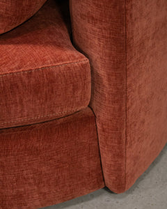 Bianca Swivel Chair in Contessa Paprika