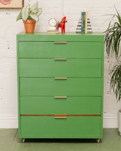 Load image into Gallery viewer, Kelly Green Vintage Highboy
