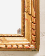 Load image into Gallery viewer, Rectangle Gold Distressed Vintage Mirror (as found)
