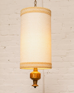 Vintage Original Cylindrical Hanging Lamp