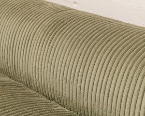 Bailey Sofa in Green Corduroy