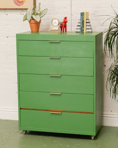 Kelly Green Vintage Highboy