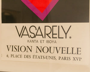 Vasarely Vintage Poster