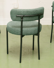 Load image into Gallery viewer, Green Nubby Chairs Set of 4
