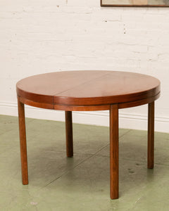 Walnut Oval Table with Leaves