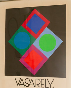 Vasarely Vintage Poster