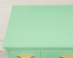 Bright Aquamarine 6 Drawer Dresser