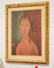 Load image into Gallery viewer, Modigliani Painting Girl With Braids (as-is)
