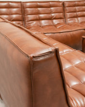 Load image into Gallery viewer, Recycled Leather 6 Piece Juno Sofa
