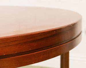 Walnut Oval Table with Leaves