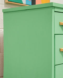 Bright Aquamarine 6 Drawer Dresser