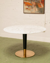 Load image into Gallery viewer, Madeline Faux Marble Round Dining Table
