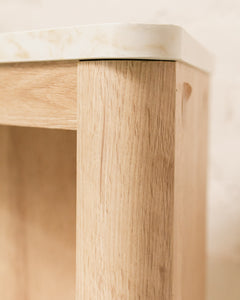 Corner Oak Shelf