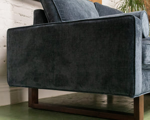 Natasha Loveseat in Napa Navy