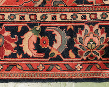 Load image into Gallery viewer, Persian Antique Rug with Black Borders
