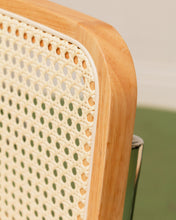 Load image into Gallery viewer, Blonde Rattan Modern Dining Chairs
