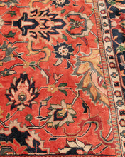 Load image into Gallery viewer, Persian Antique Rug with Black Borders
