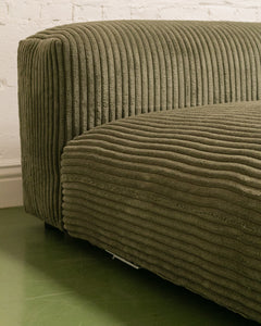 Bailey Day Bed in Green Corduroy