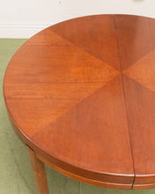 Load image into Gallery viewer, Walnut Oval Table with Leaves
