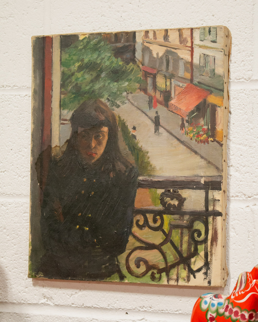 Girl on Balcony