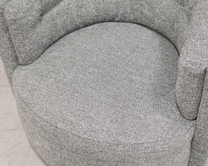 Babita Swivel Chair in Wilshire Pepper