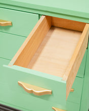 Load image into Gallery viewer, Bright Aquamarine 6 Drawer Dresser
