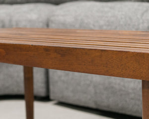 Melanie Slat Coffee Table bench