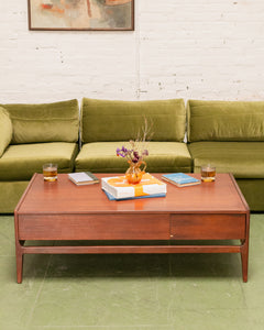 Richard Thompson for Glenn of California Mid Century Walnut Coffee Table