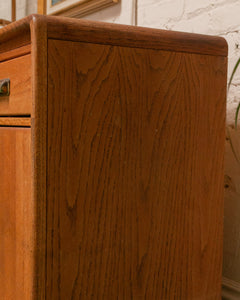 Vintage Oak boho Buffet Sideboard Credenza