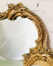 Load image into Gallery viewer, 1940s Rococo Style Giltwood Mirror With Plaques
