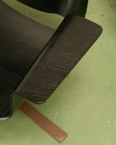 Black Plywood Swivel Chair