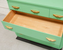 Load image into Gallery viewer, Bright Aquamarine 6 Drawer Dresser
