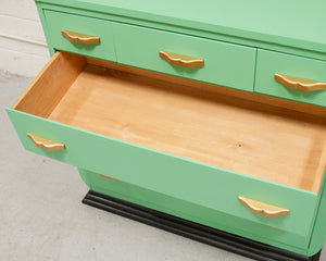 Bright Aquamarine 6 Drawer Dresser