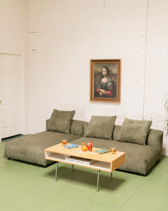 Bailey Sofa in Green Corduroy