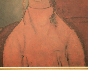 Modigliani Painting Girl With Braids (as-is)