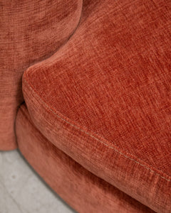 Bianca Swivel Chair in Contessa Paprika