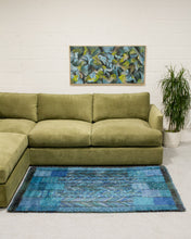 Load image into Gallery viewer, Blue and Teal Rya Rug
